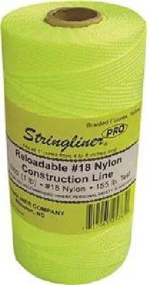 Cuerda para línea de tiza amarillo 1000' Stringliner miniatura 1
