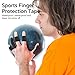 SMLBJUTE ‌Bowling Thumb Tapes Bowling Sport Accessories Bowling Finger Protection Tape for Men Women (70Pcs Black+70Pcs Blue)
