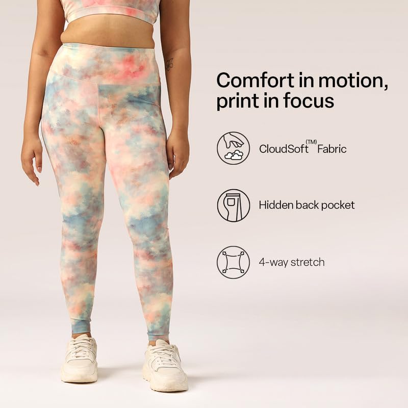 Image of BlissClub The Ultimate Leggings Lite, Ankle Length Tights for Women for Gym, Yoga and Workout with High Waist, Regular (for Women Upto 5'4)