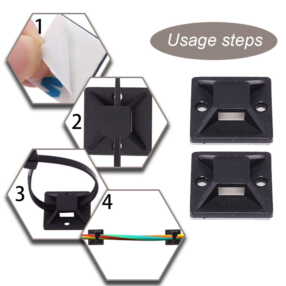 Supporto per fissaggio fascette Basi fissaggio nero | Leroy Merlin Supporto per fissaggio fascette Basi fissaggio nero | Leroy Merlin