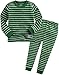 Vaenait Baby Kids Boys Sleepwear Pajama 2pcs Set Color Pen Green S