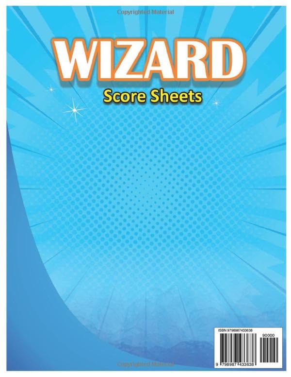 Wizard Score Sheets: Large Print Score Pads with 120+ Pages for Scorekeeping - Image 2