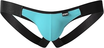 Evankin Men Sexy Low Rise Thong Jockstraps Underwear Assless Lingerie Stretch G-Strings No Belt