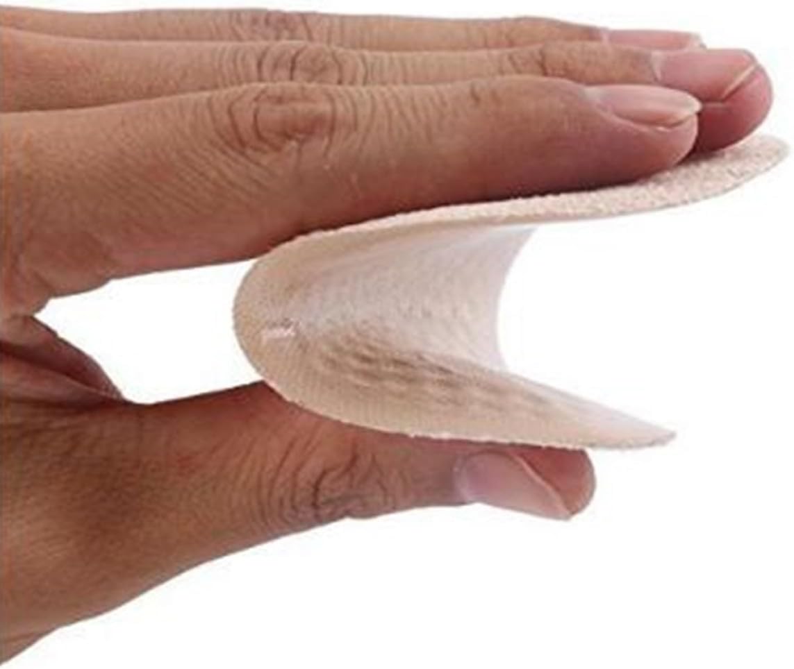 GARVALON 4pcs Women’s High Heel Half Sole Inserts Non-Slip Silicone Shoe Mats Breathable Soft Ball-of-Foot Cushions for Pumps and Dress Shoes