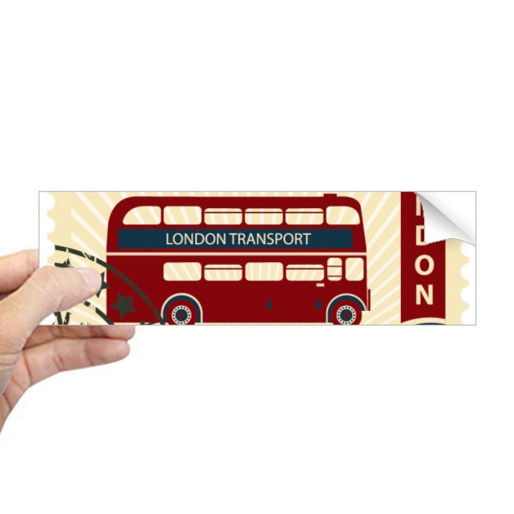 Autocollant Londres durable pour masquer les rayures de valise avec un style Angleterre