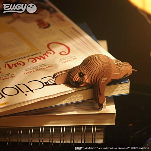 Eugy Sloth 3D Puzzle, 23 Piece Eco-Friendly Educational Learning Puzzles For Kids 6+ #TOP6