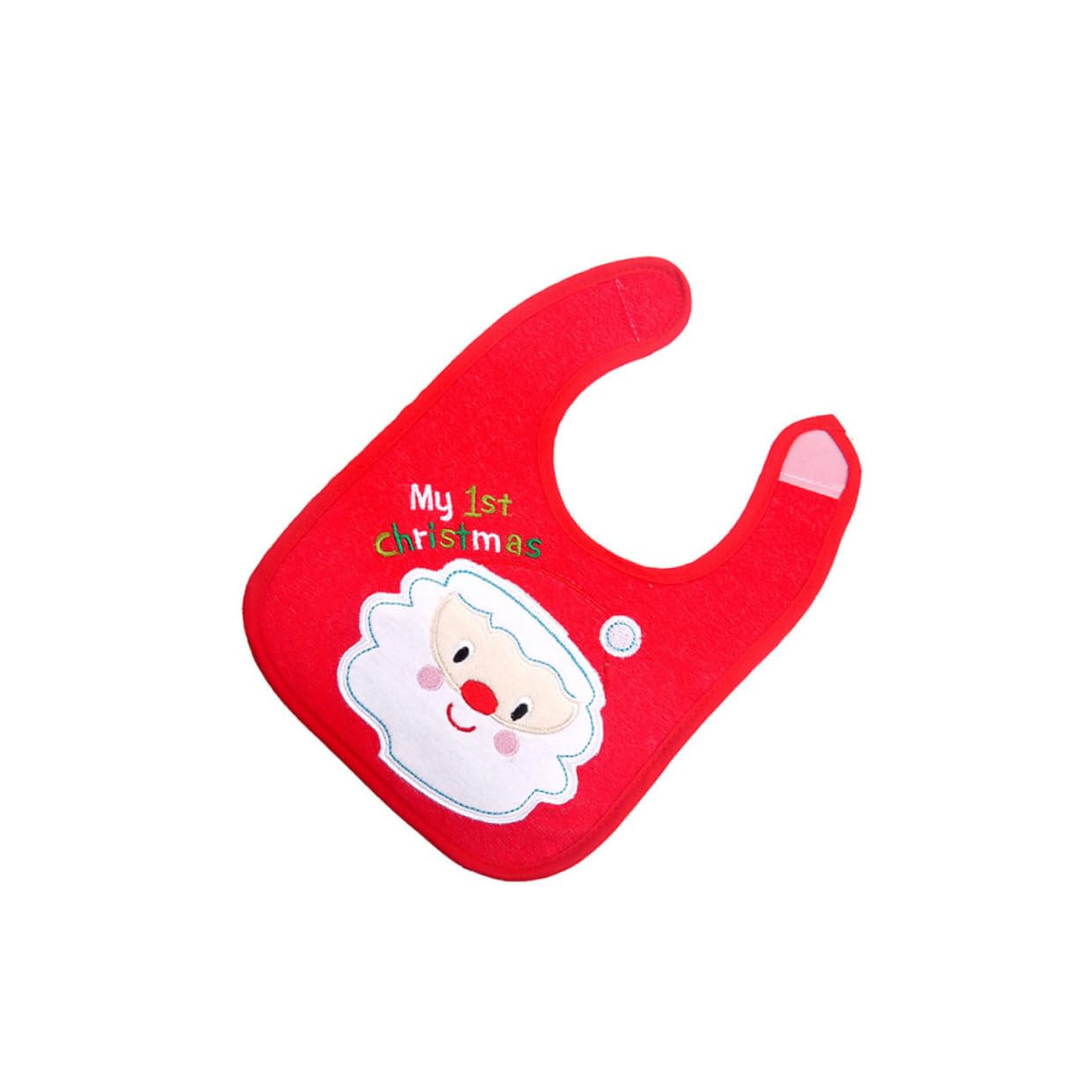 UPKOCH 9piezas Baberos De Alimentación Para Bebés Diseño De Santa Claus Recolector De Comida Para Navidad y Día Día
