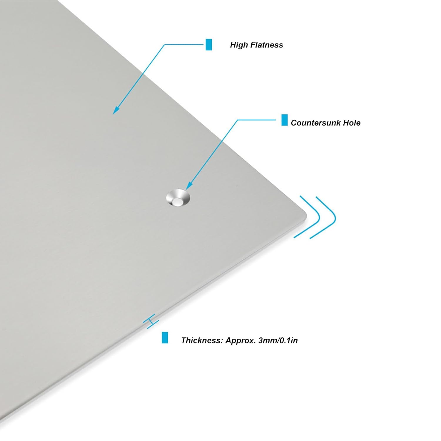 Pssopp 3Dプリンターヒーターベッド 高性能 アルミニウム合金ホットベッド for CR10 10S DC12V;熱に強い航空