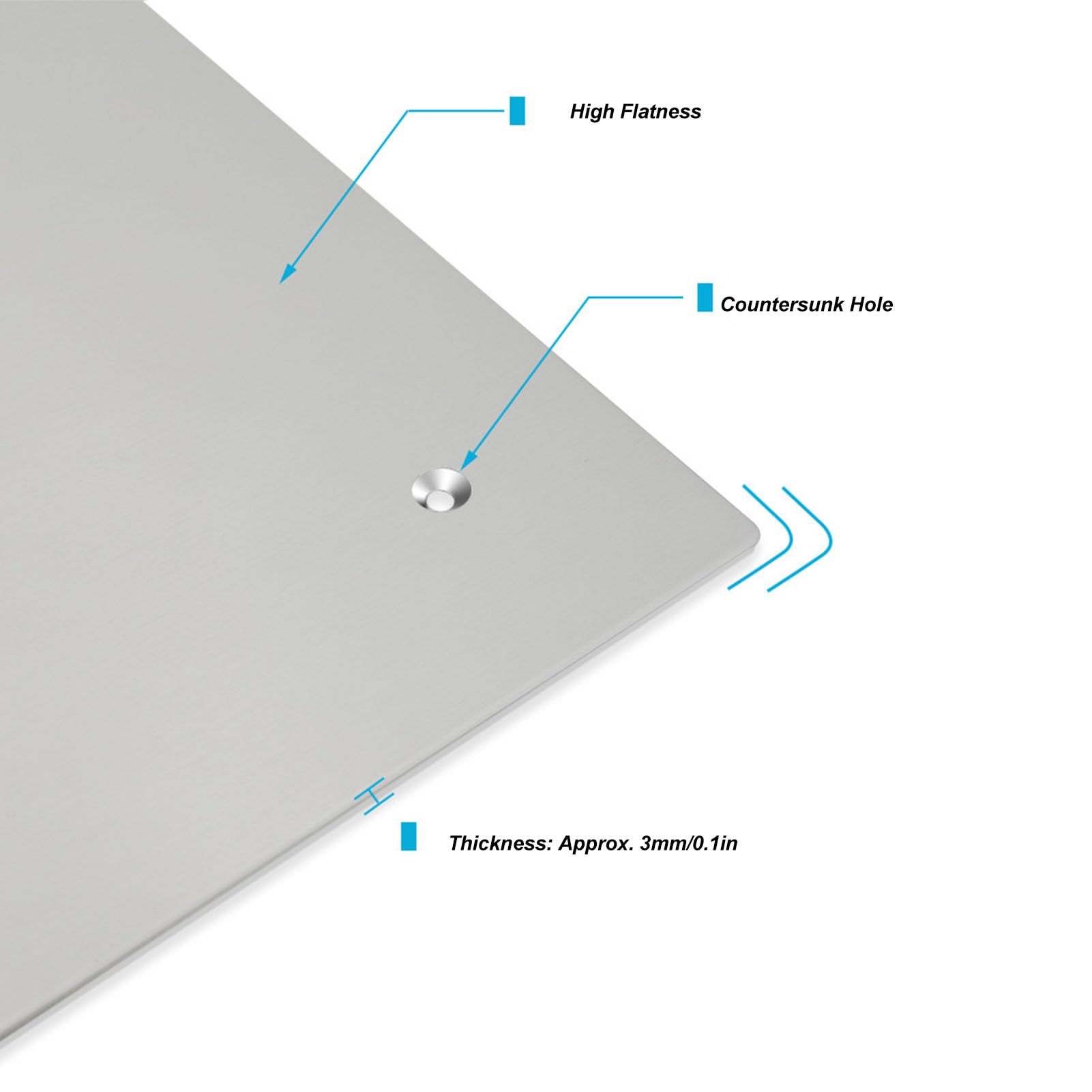 Keenso Drukarka 3D Podgrzewane łóżko 310x310mm Wysokowydajne Gorące łóżko do CR10 10S 220W Podkładka Grzewcza ze Stopu Aluminium