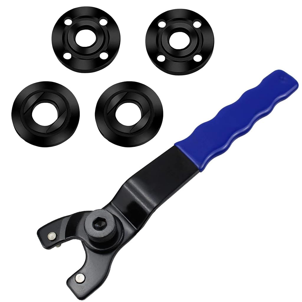 Serplex® Angle Grinder Wrench Set With 4 Durable Flange Nuts 5/8-11 - Multi-Use Tool Kit for Efficient Disc Removal, Compatible with Dewalt/Milwaukee/Makita/Bosch, Ideal for Metalwork & Plumbing (B0CM2TD74W) Amazon Price History, Amazon Price Tracker