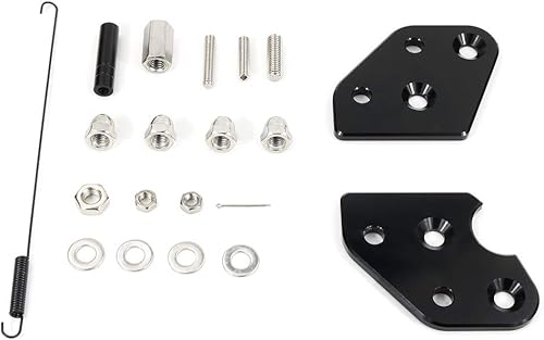 Miniatura 3 de Xitomer Kit de bajada de clavijas de pie de 1 pulgada, negro, aleación de aluminio, trasero, apto para DL650 / V-Strom 650 2004-2024 y DL1000 /