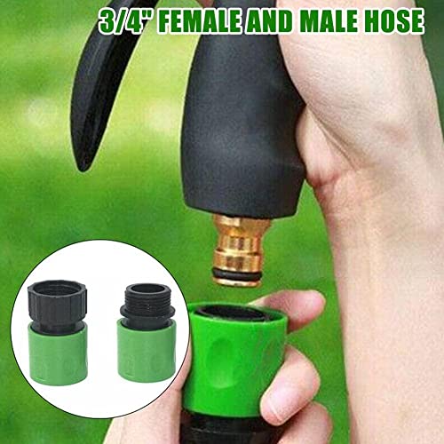 Quick Connector Nipple Euro Usa 3/4 Inch Male Threaded Hose Pipe Adapter For Garden System Tubing Irrigation Drip Watering Z6Z5 #TOP5
