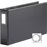 Business Source 3" Tabloid-Size Round Ring Reference Binder