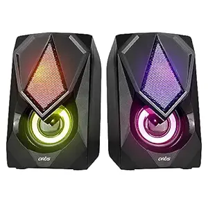 Artis S21 2.0 Channel Stereo USB Multimedia Speaker (Black) (5W RMS Output)