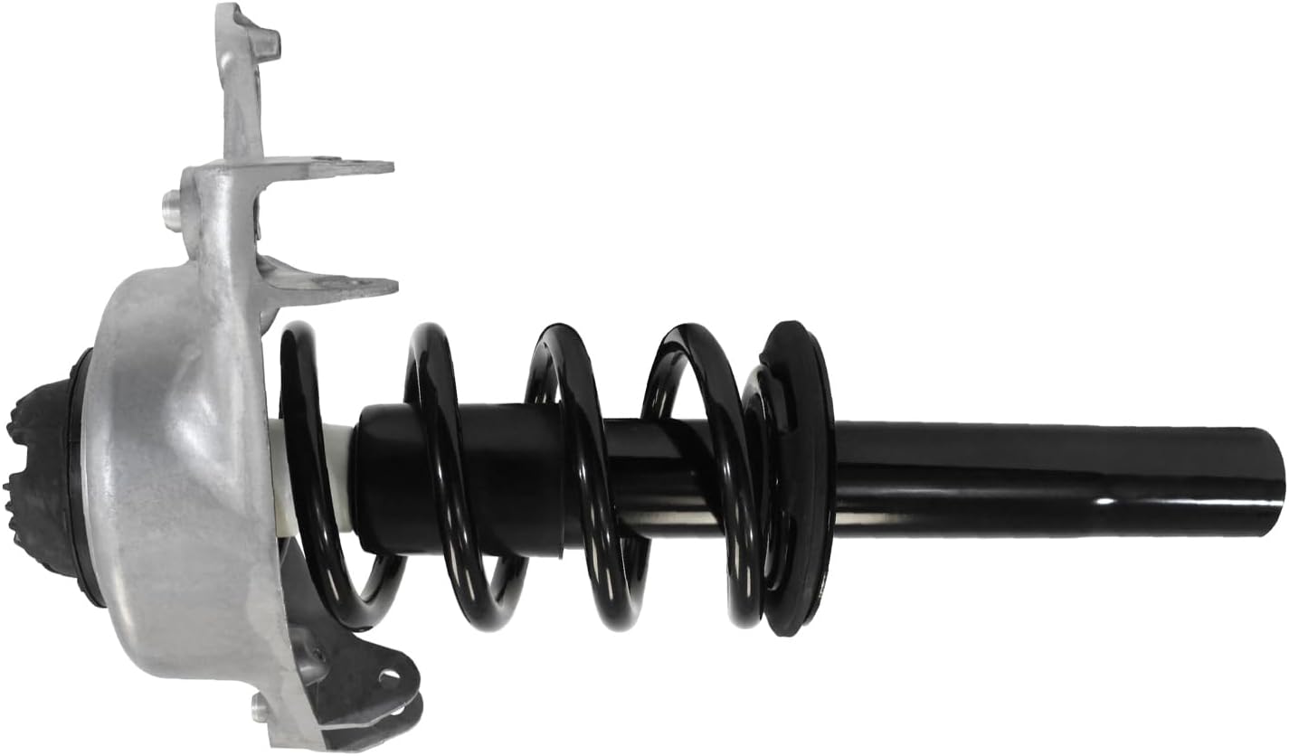 Detroit Axle - Front Left Strut for 2009-2017 Audi Q5 Complete Ready Strut w/Coil Spring 2010 2011 2012 2013 2014 2015 2016 Replacement Quick Install Strut Assembly