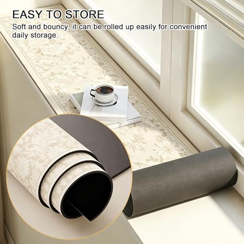 Tapis absorbant antidérapant 15x240cm pour cuisine et salle de bain