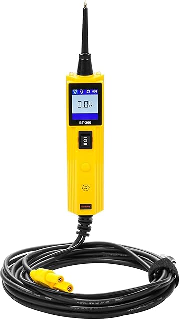 Power Automotive Circuit Probe Tester Electrical System Diagnostic Tool for 6V/12V/24V Vehicle/Boat/Motorcycle/Heavy Duty/Truck Circuit System