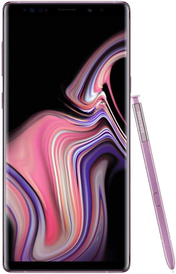 Samsung Galaxy Note 9, 128GB, Lavender Purple - Unlocked (Renewed)