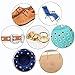 ManLee 243pcs Ojetes Metalicos 12mm Set Ojales Metalicos Kit de Herramienta de...
