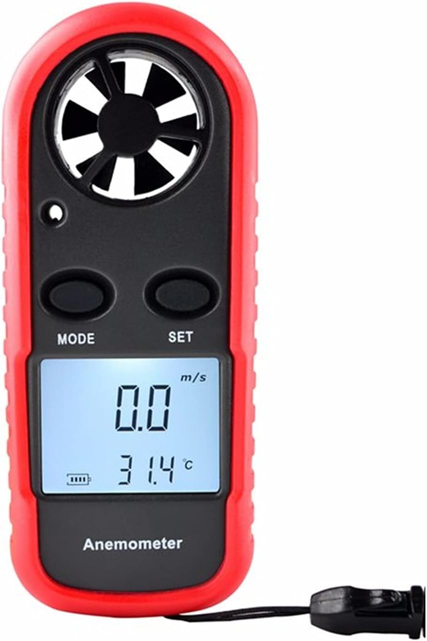 Handheld Anemometer Mini Digital Anemometer 030m/s Wind Speed Meter