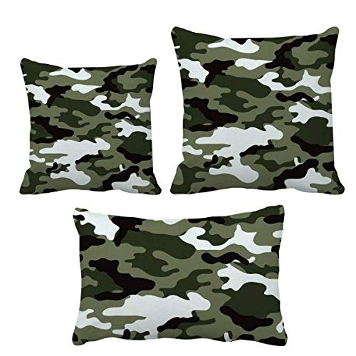 Housse de coussin décorative camouflage DIYthinker accessoire de canapé