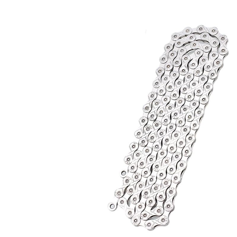 Cadena de bicicleta, Cadenas de acero inoxidable for bicicleta de montaña y carretera de 6, 7, 8, 9, 10 y 11 velocidades, 116 eslabones, con revestimiento, accesorios for ciclismo(11 Speed)