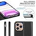 SHIELDON Wallet Case for iPhone 11 Pro Max, Genuine Leather Auto Sleep Wake Case Flip Magnetic Cover RFID Blocking Card Slots Kickstand Shockproof Cover Compatible with iPhone 11 Pro Max 6.5