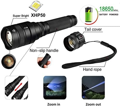 BESTSUN Flashlight Rechargeable Flashlights Resistant Image