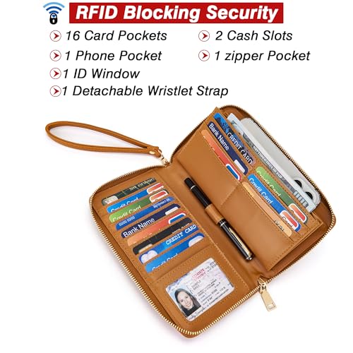 Image of Qiyuer Purses and Wallet Set for Women Satchel Handbag Tote Bag | 3 Zippered Compartments,Pebble PU leather,Multi-slot design,Everyday commuting