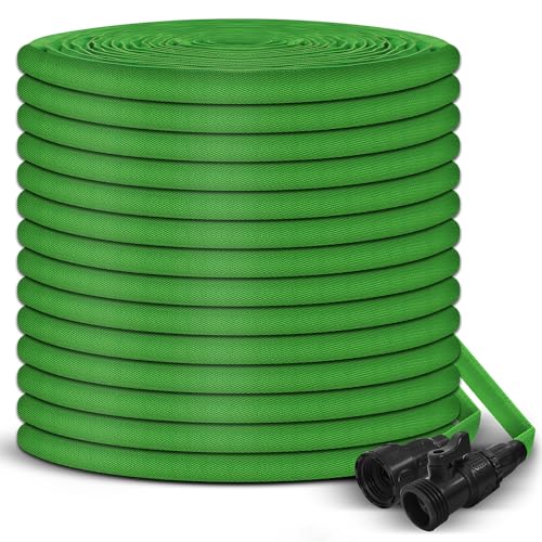 Garden Hose, 75ft Water Hose, Lightweight Outside Lawn Hose, Outdoor Hose for Yard Backyard, Collapsible & Car Wash 3/4
