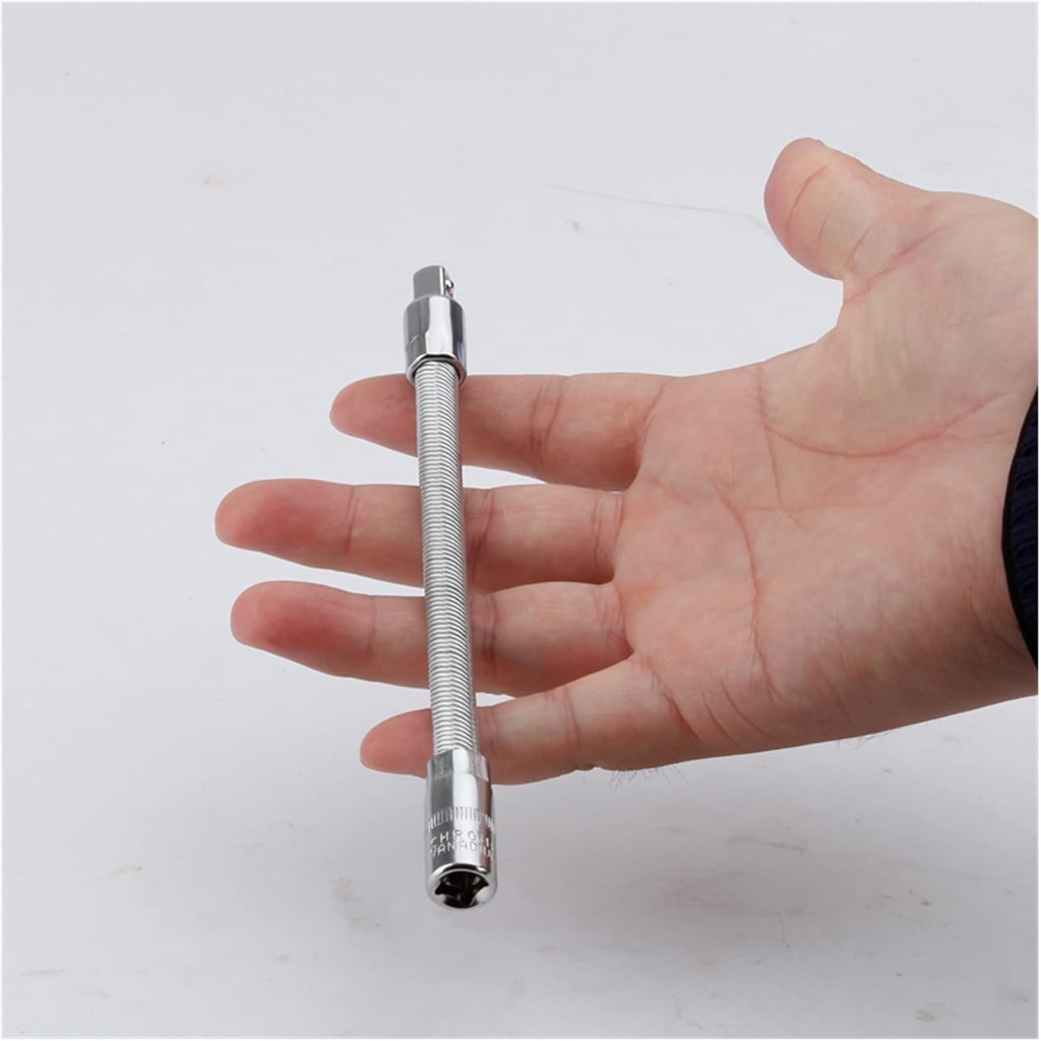 1/4" Flexible Socket Extension 150mm Ratchet Wrench Sockets Bar Bit Sockets Auto Tools Drill Chuck