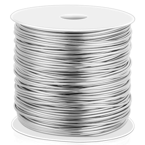 cridoz 18 Gauge Stainless Steel Wire for Jewelry Making 1mm Baling Wire for Wrapping Craft and Jewelry Making