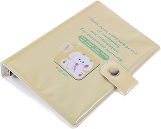 Totority Cadernos Clipes Para Fichário Capa De Fichário Com 6 Anéis Capa De Planejador De Plástico Capa De Bloco De Notas Capa De Plástico Para Caderno Capa De Fichário De 6 Argolas