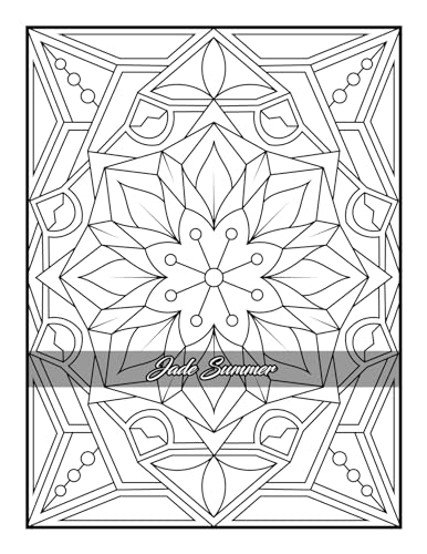 100 Amazing Patterns: An Adult Coloring Book with Fun, Easy, and Relaxing Coloring Pages - Image 87