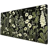 Grand tapis de souris : le tapis de souris de bureau complet mesure 80 x 30 cm, avec une épaisseur de 3 mm. Il est assez grand pour accueillir votre ordinateur, ordinateur portable, clavier et d’autres articles de bureau, tout en laissant beaucoup d'espace pour que votre souris puisse se déplacer dessus.