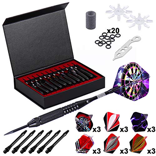  Seydrey Fléchettes Pointe Acier 12 Pièces 24 g...