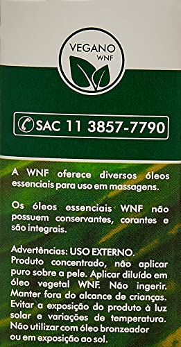 Óleo Essencial Alecrim 10 ml - Rosmarinus officinalis, WNF, Pequeno