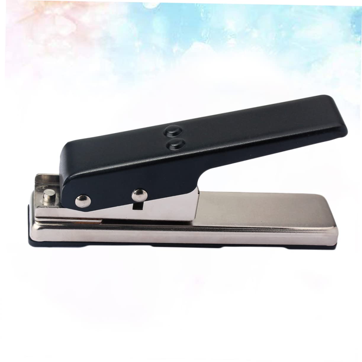 R26 Punch per Plettri Chitarra Professionale, Nero | Pvc e Carte Hotel, Taglio Preciso di Derlin e Abs Fino a 1mm, Base in Plastica