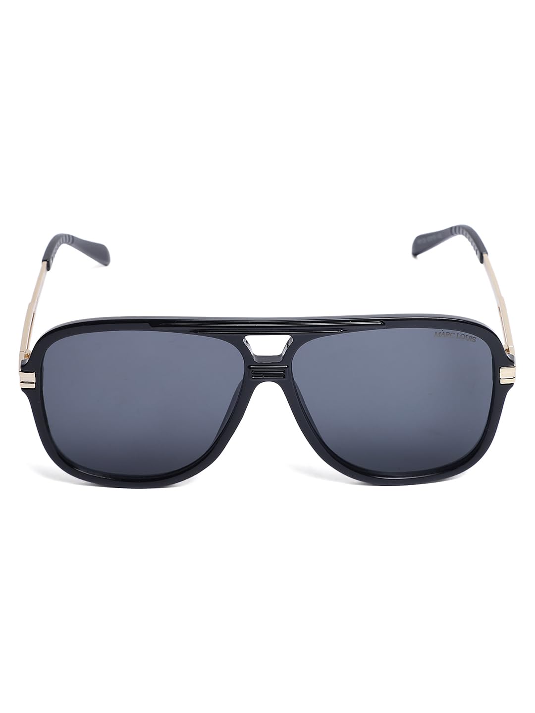 MARC LOUIS Black - Grey Oversized Rectangular Unisex Sunglass ML M6129 With UV Protected Lens - Review, Price and Buying Guide