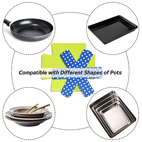 Set of 9, Bakeware Protectors, findTop 3 Different Sizes and Styles, Pan Stacking Protectors/Dish Scratch Protector/Pan Separator Pads to Protect Square and Rectangular Cookware