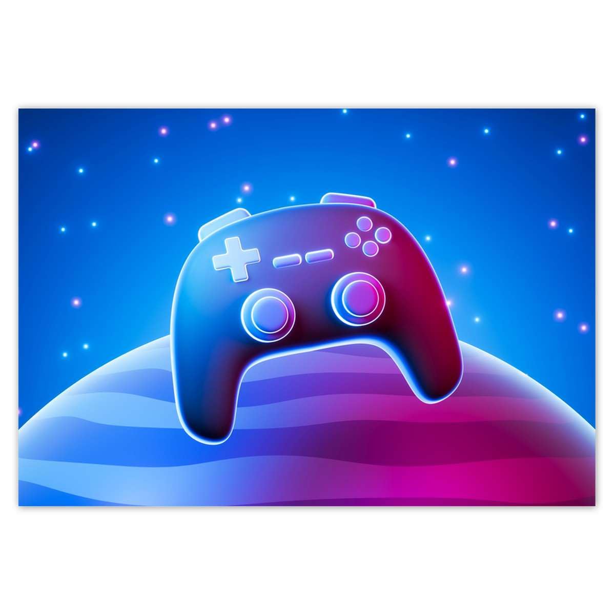 Papier peint intissé haut de gamme manette de jeu joystick 368 x 254 cm