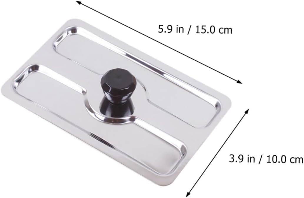 2pcs Bread Machine Accessory Toaster Cover Stainless Steel Upper Protector