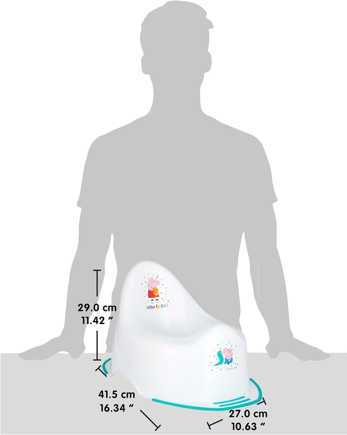 Peppa Pig 12244 Baby Potty, Teal