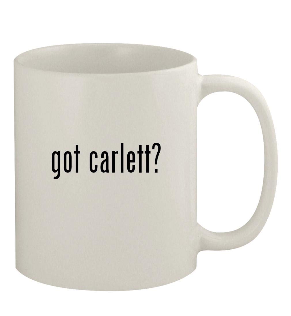 got carlett? - 11oz Ceramic White Coffee Mug, White