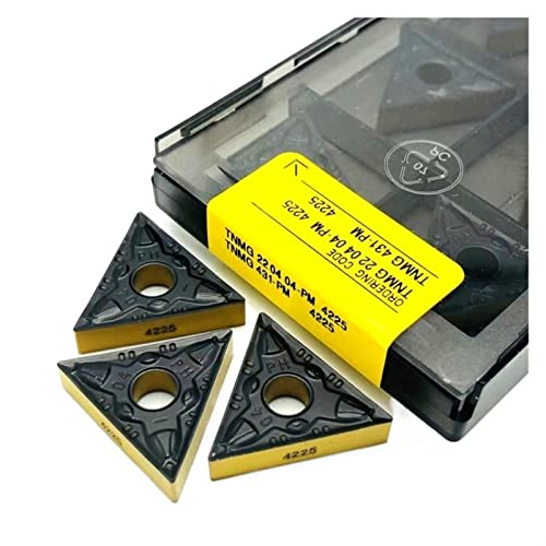 10 piezas de insertos de carburo de alta dureza para torneado CNC miniatura 2