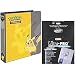 Ultra Pro Pokemon Pikachu 2" 3-Ring Binder Card Album with 100 Platinum Series 9-Pocket Sheets