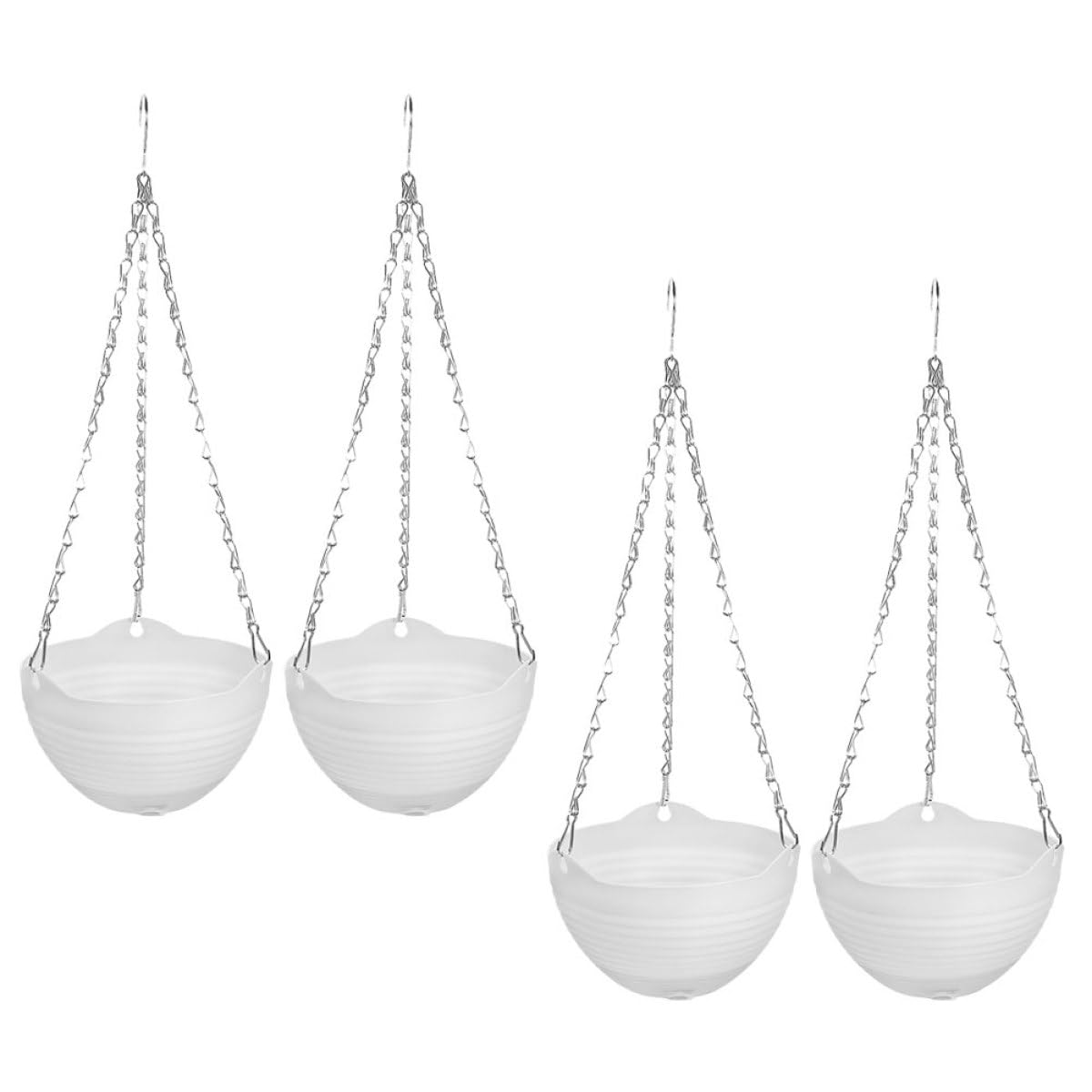 Pots suspendus lot de 4 en PVC pour créer un jardin suspendu