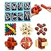 Giochi Rompicapo - Giocattolo Puzzle Intellettuale a Incastro - Stimola Giocattoli Intellettuali | Per Sviluppo Pratico Delle Abilità Crescita Logica Apprendimento Precoce Aula Scuola Casa Viaggio Asi immagine