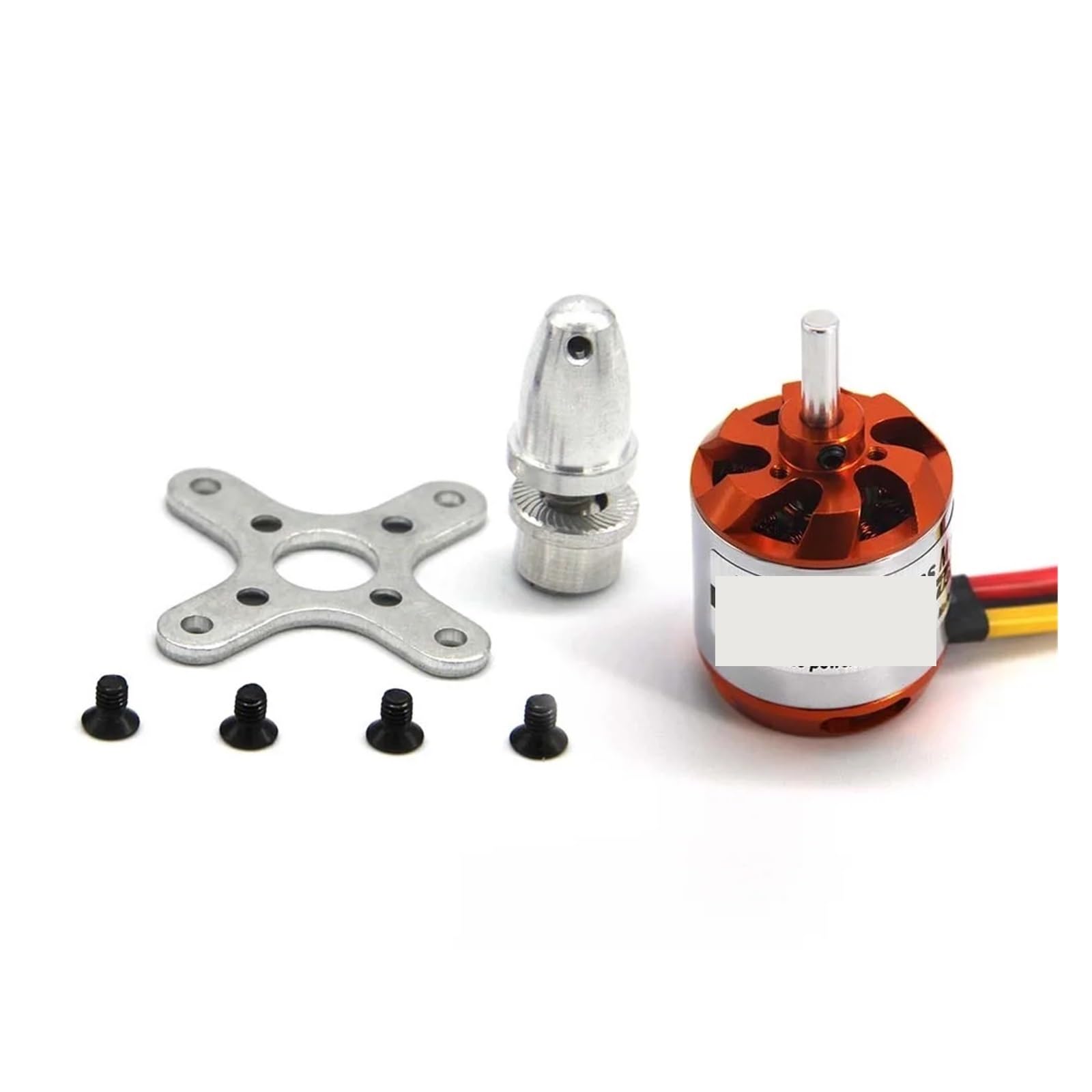 Motor sin escobillas 2836 750KV 880KV 1100KV 1500KV para avión RC ala fija | Alto par, eje 4mm, baja vibración, refrigeración eficiente para drones y aviones RC(EP-D2836-880KV)