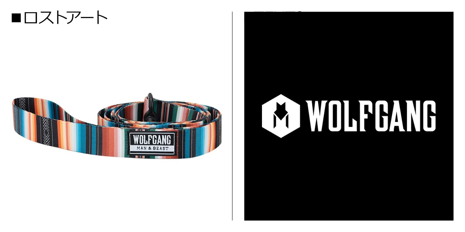 Amazon | WOLFGANG ウルフギャング Leash 犬用リード S(122×1.6cm